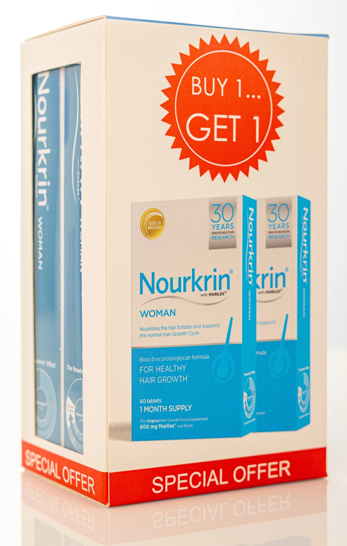 Nourkrin Woman Extra Strength 60 Tablet 1+1 Offer
