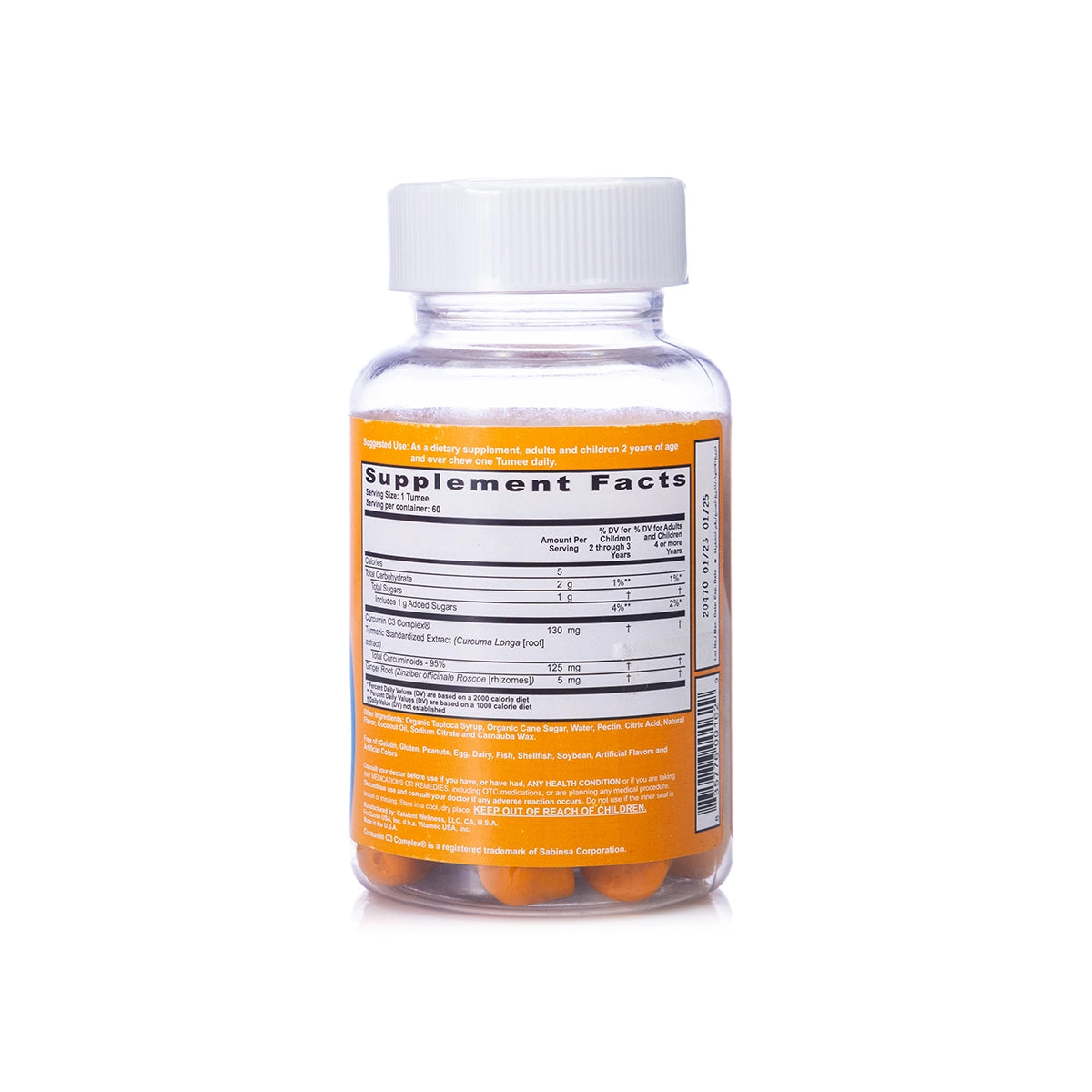 Mr Tumee Turmeric plus Ginger 60 Gummies