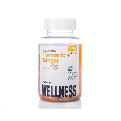 TRQ  Adult Gummy Turmeric+Ginger 60 Gummies