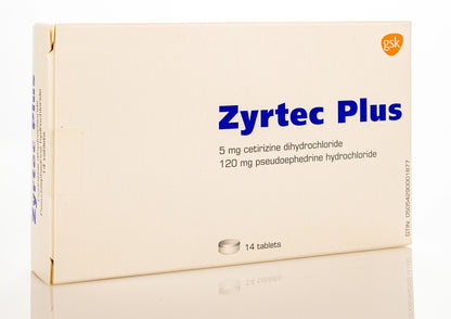 Zyrtec Plus 5/120Mg 14Tablets