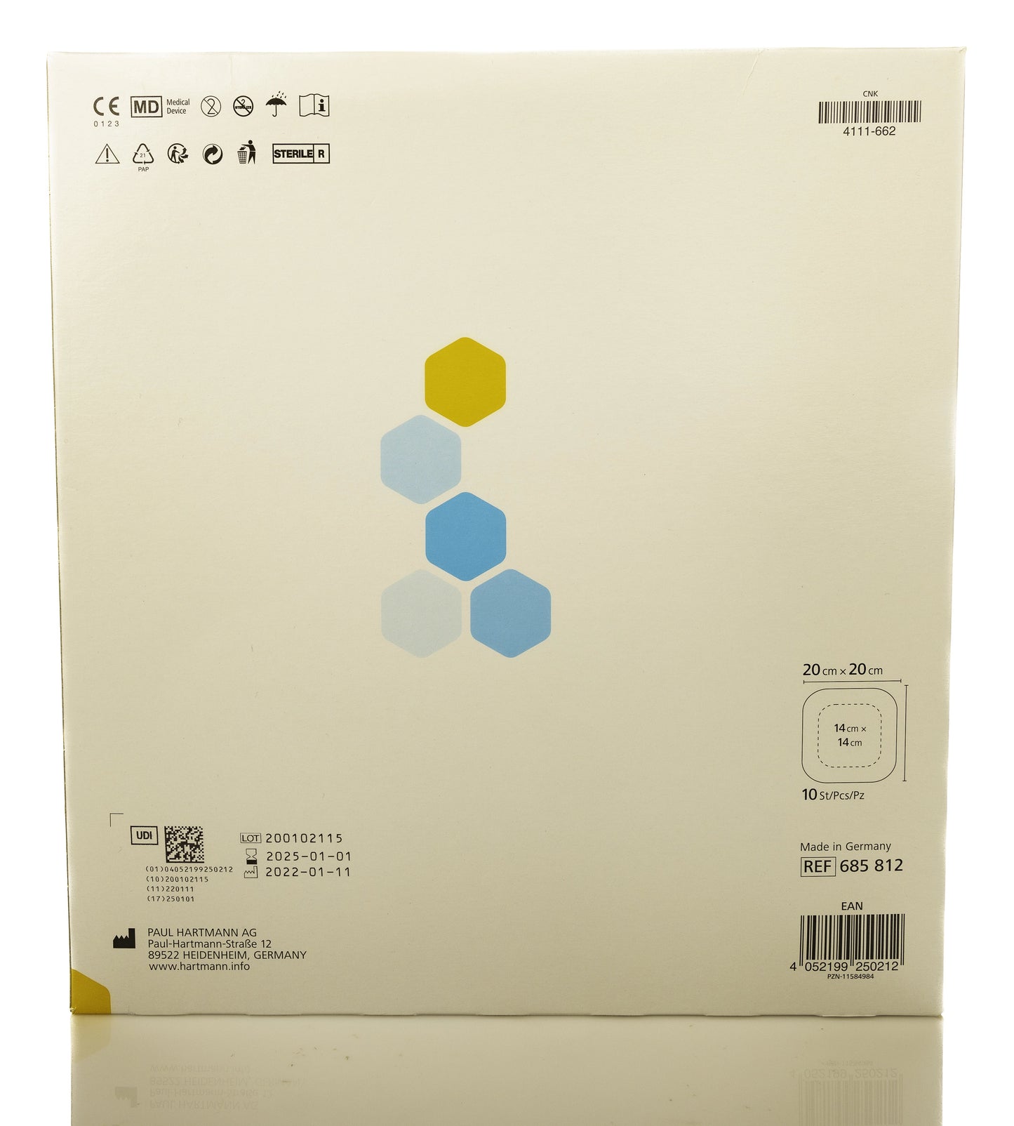 Hartmann HydroTac Comfort 20X20Cm 10 Pieces