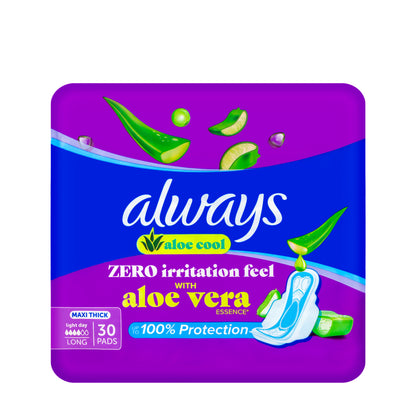 Always Aloe Cool Maxi Thick 30 Pads