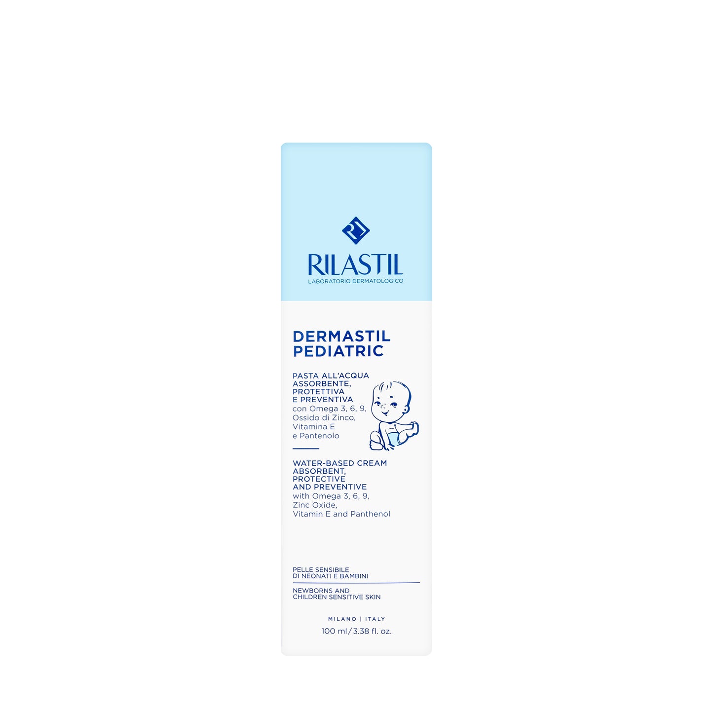 Rilastil Dermastil Pediatric Water Based Cream 100 Ml