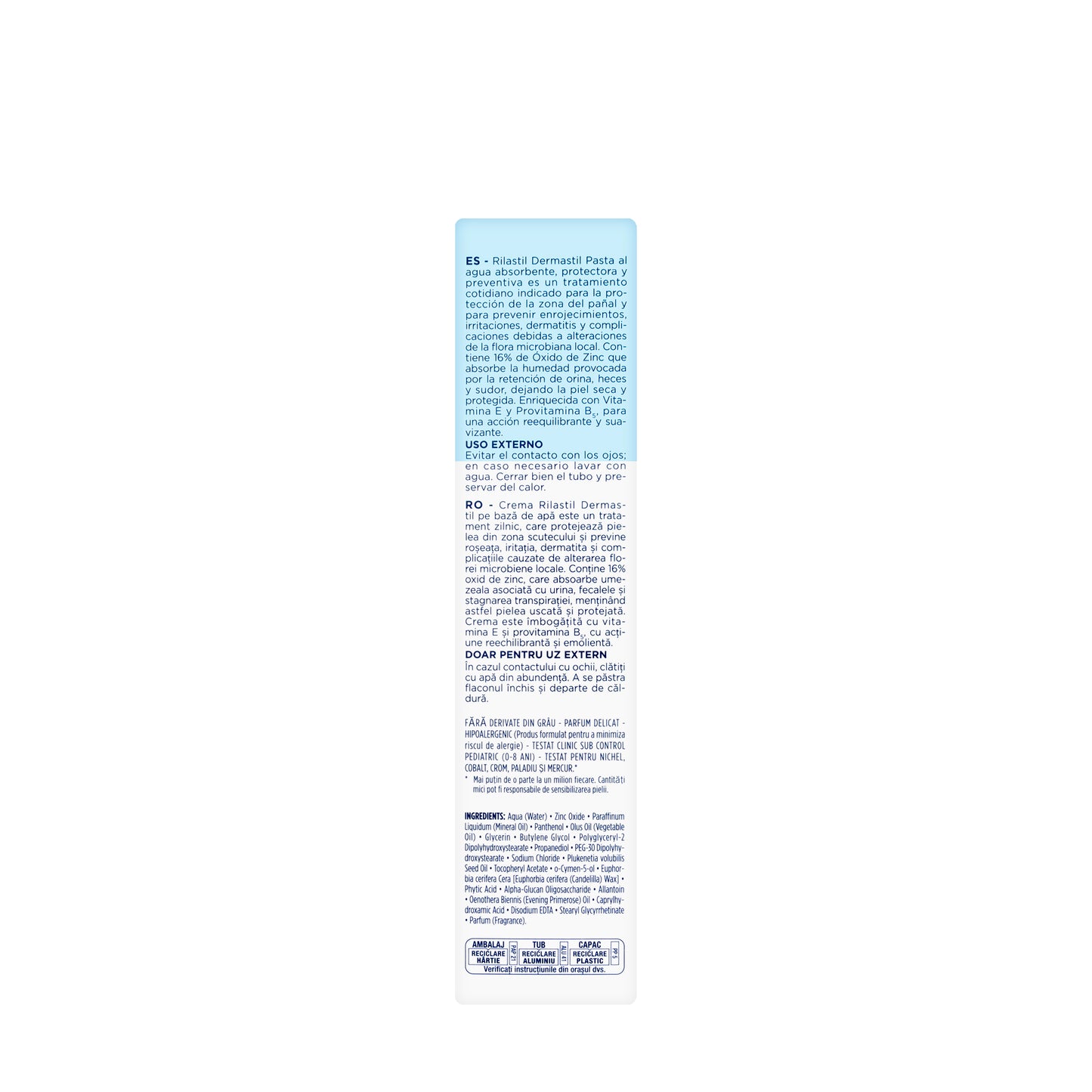 Rilastil Dermastil Pediatric Water Based Cream 100 Ml