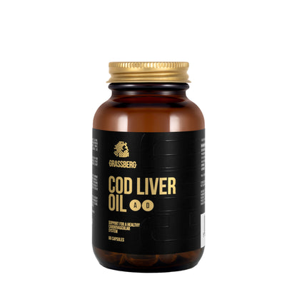 Grassberg Cod Liver Oil Vitamin A+D 60 Capsule