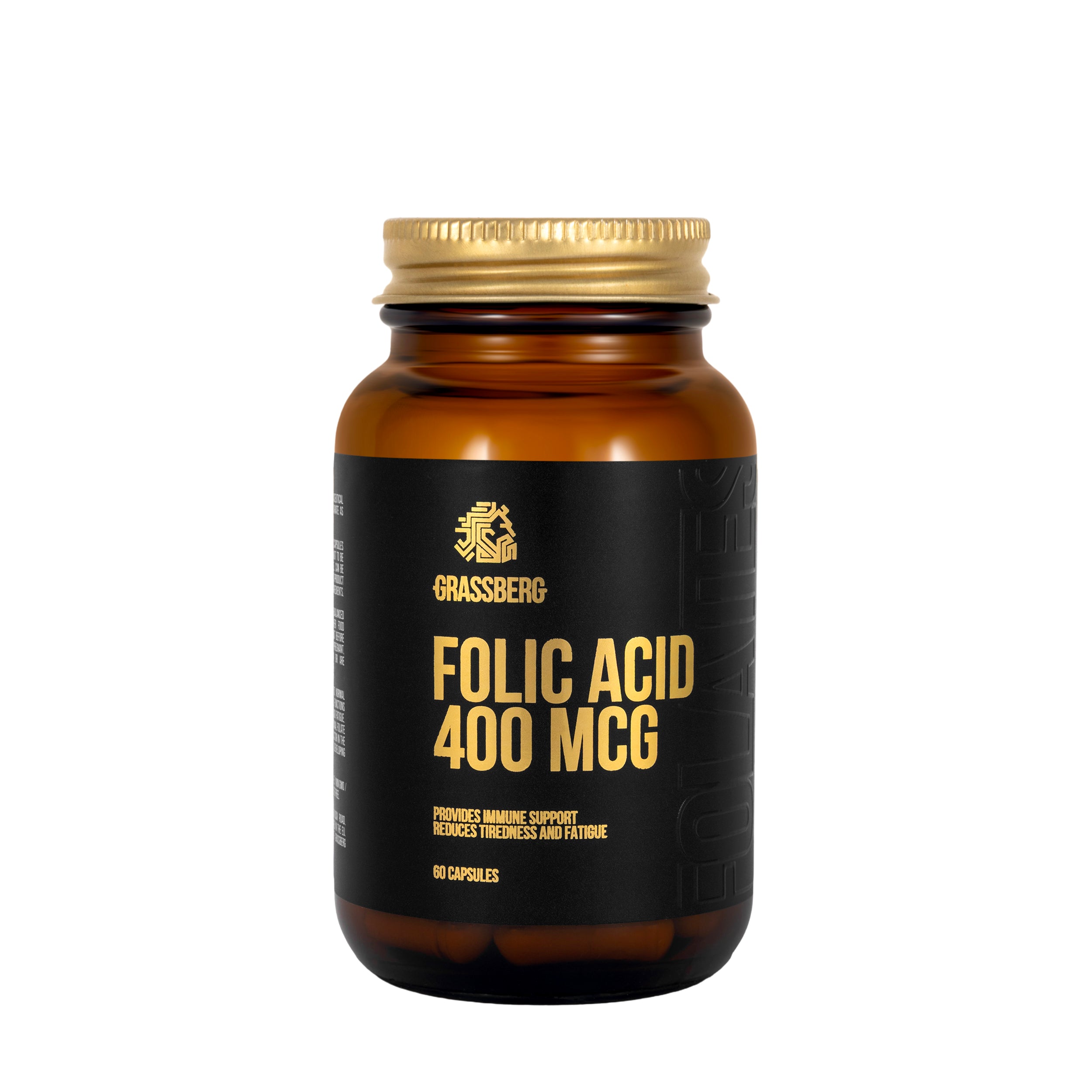 Grassberg Folic Acid 400Mcg 60 Capsule
