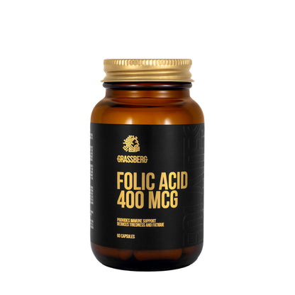 Grassberg Folic Acid 400Mcg 60 Capsule