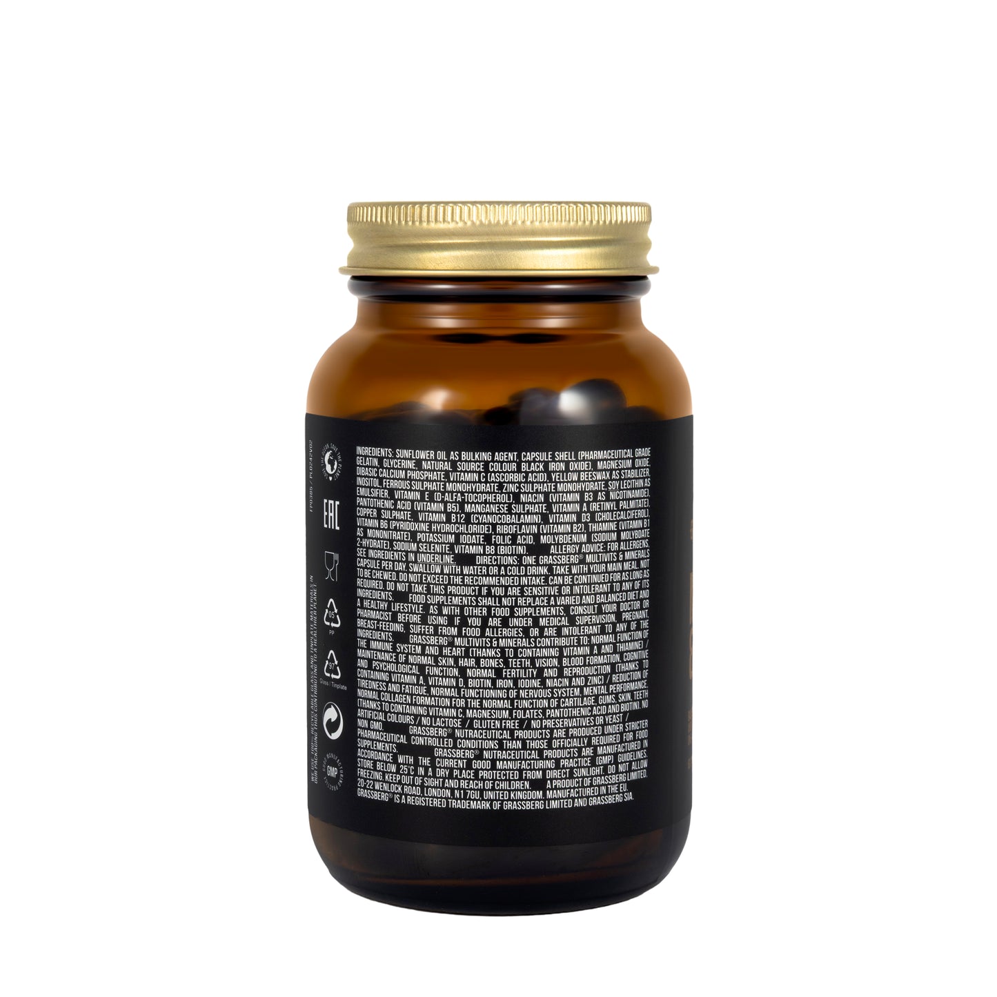 Grassberg Multivits and Minerals 60 Capsule