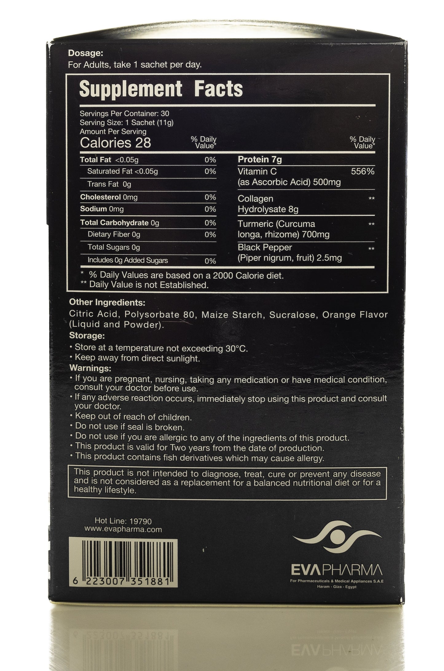 Acti-Colla Advance Collagen+Turmeric+Vitamin C 30Sch