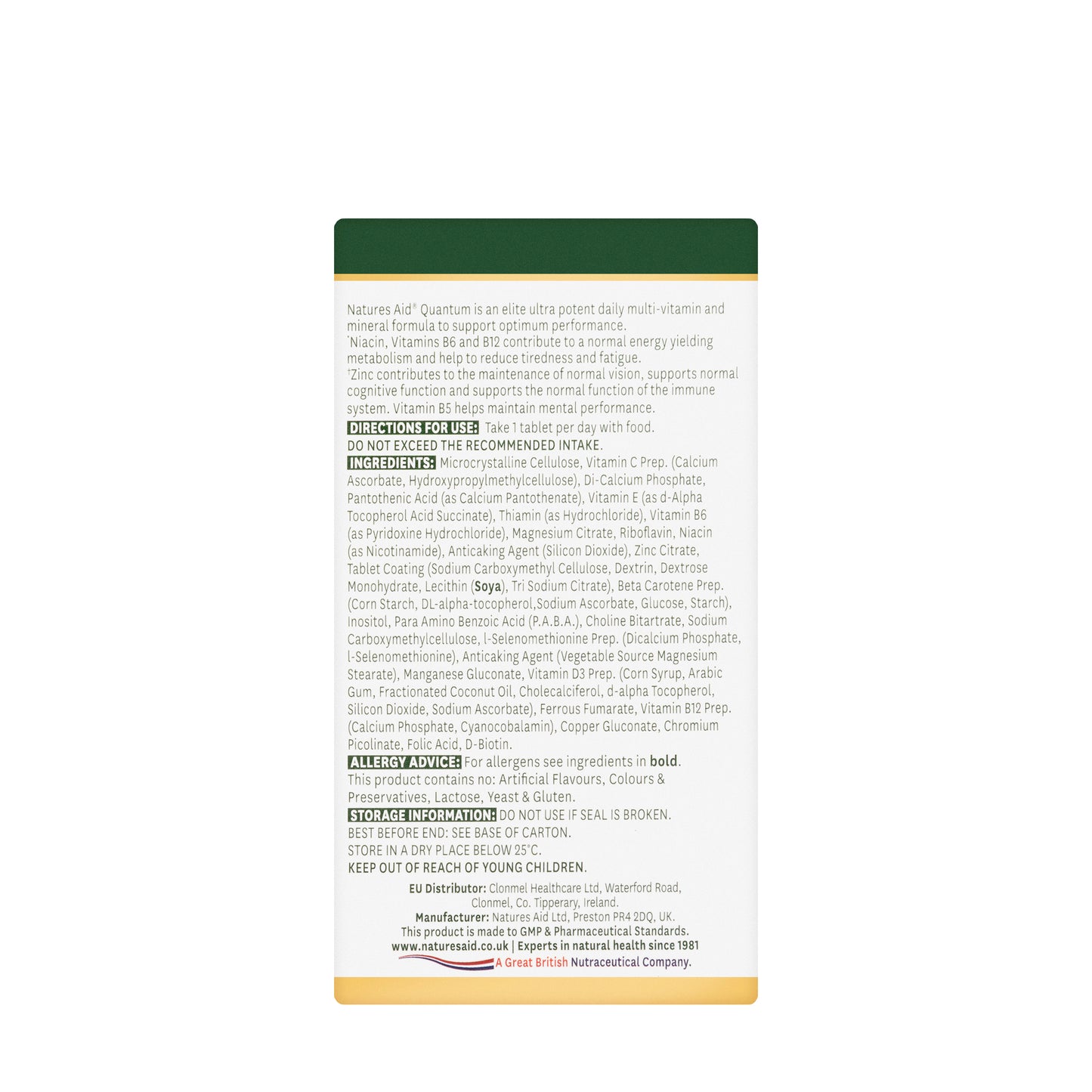 Natures Aid Quantum 30 Tablet
