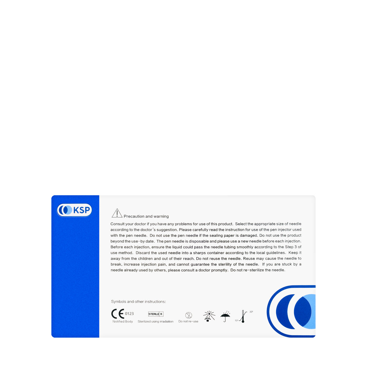 KSP U-Soft Insupen Needles G33 × 4 mm 100 Pieces