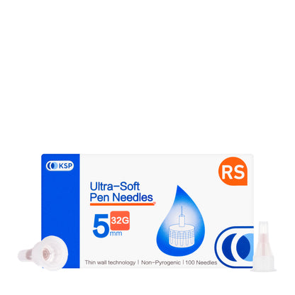 KSP U-Soft Insupen Needles G32 × 5 mm 100 Pieces