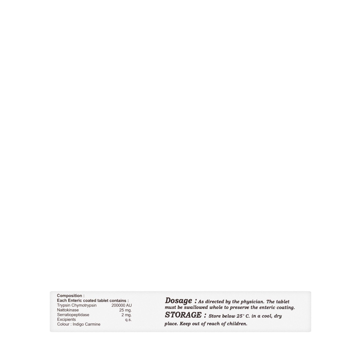 Inflatrypsin 200Mg 20Tabets