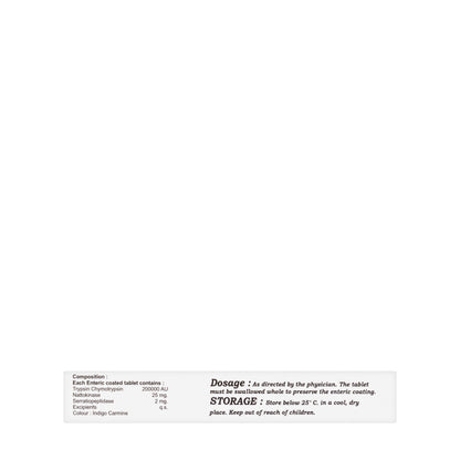 Inflatrypsin 200Mg 20Tabets