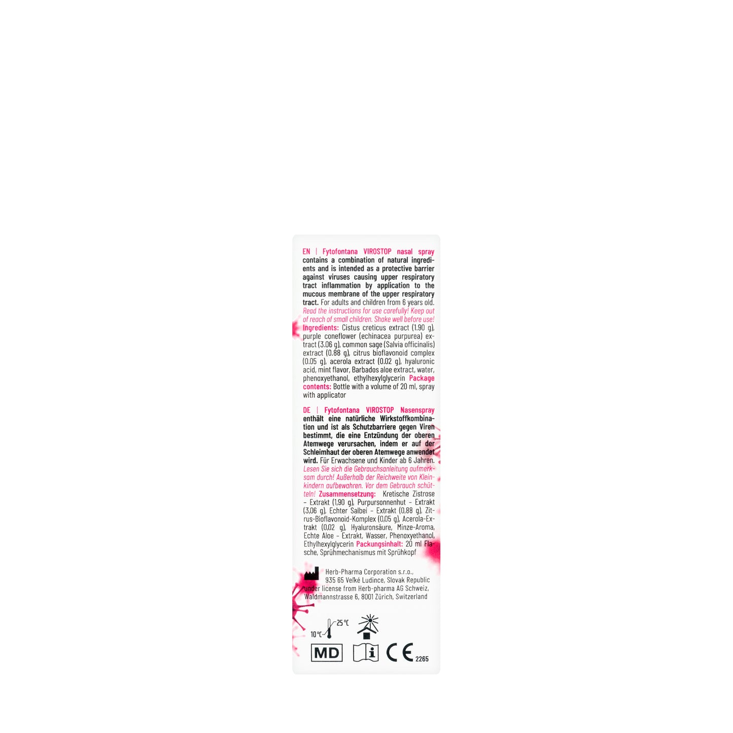 Virostop Nasal Spray 20ml