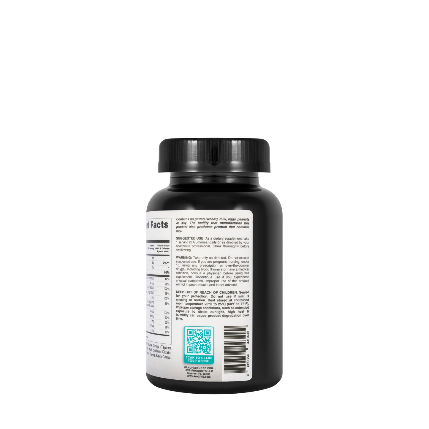 Livs Children's multivitamin 50 Gummies