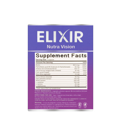 Pure Health Nutra Vision Elixir Hair&Nail 60 Capsules