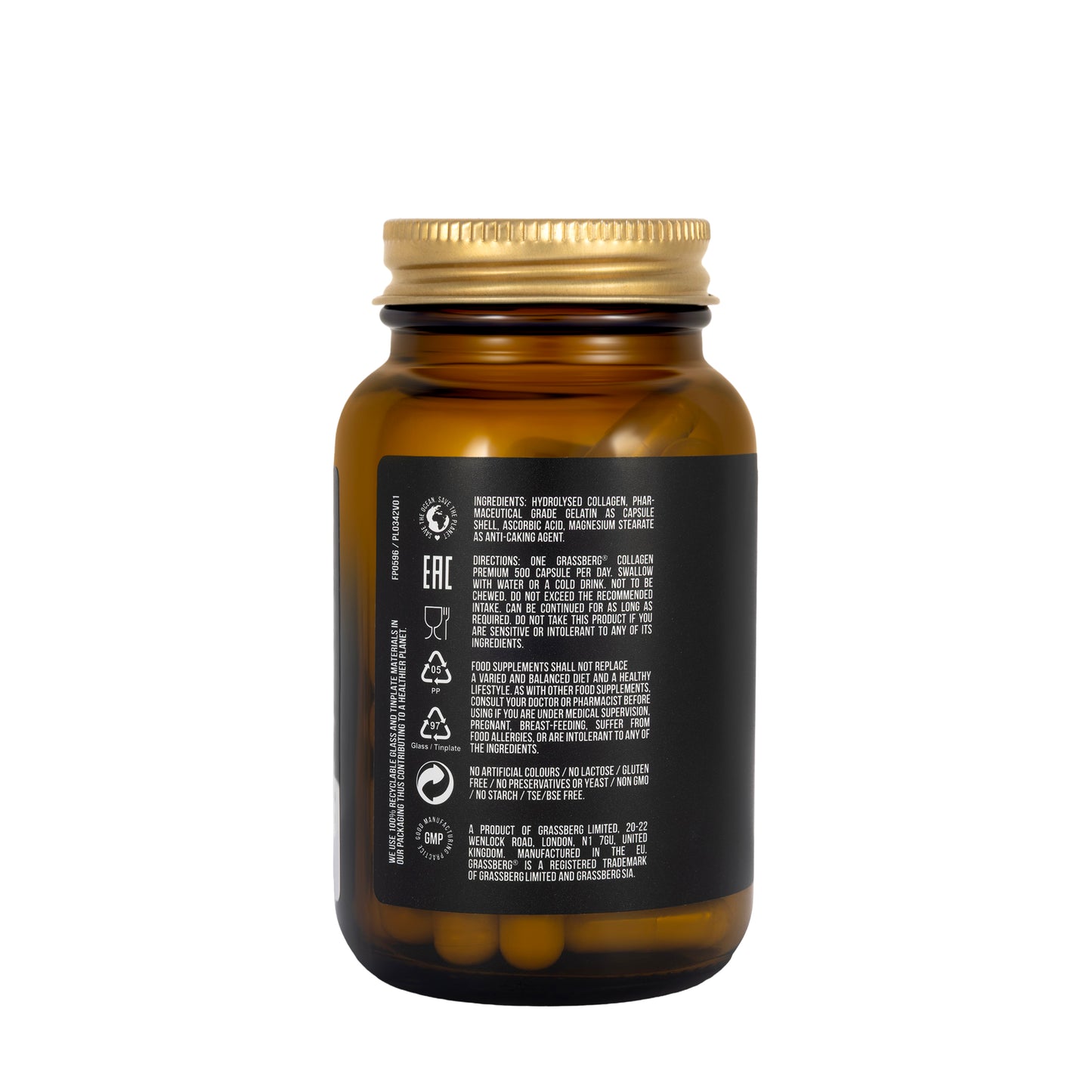 Grassberg Collagen Premium 500 60 Capsule