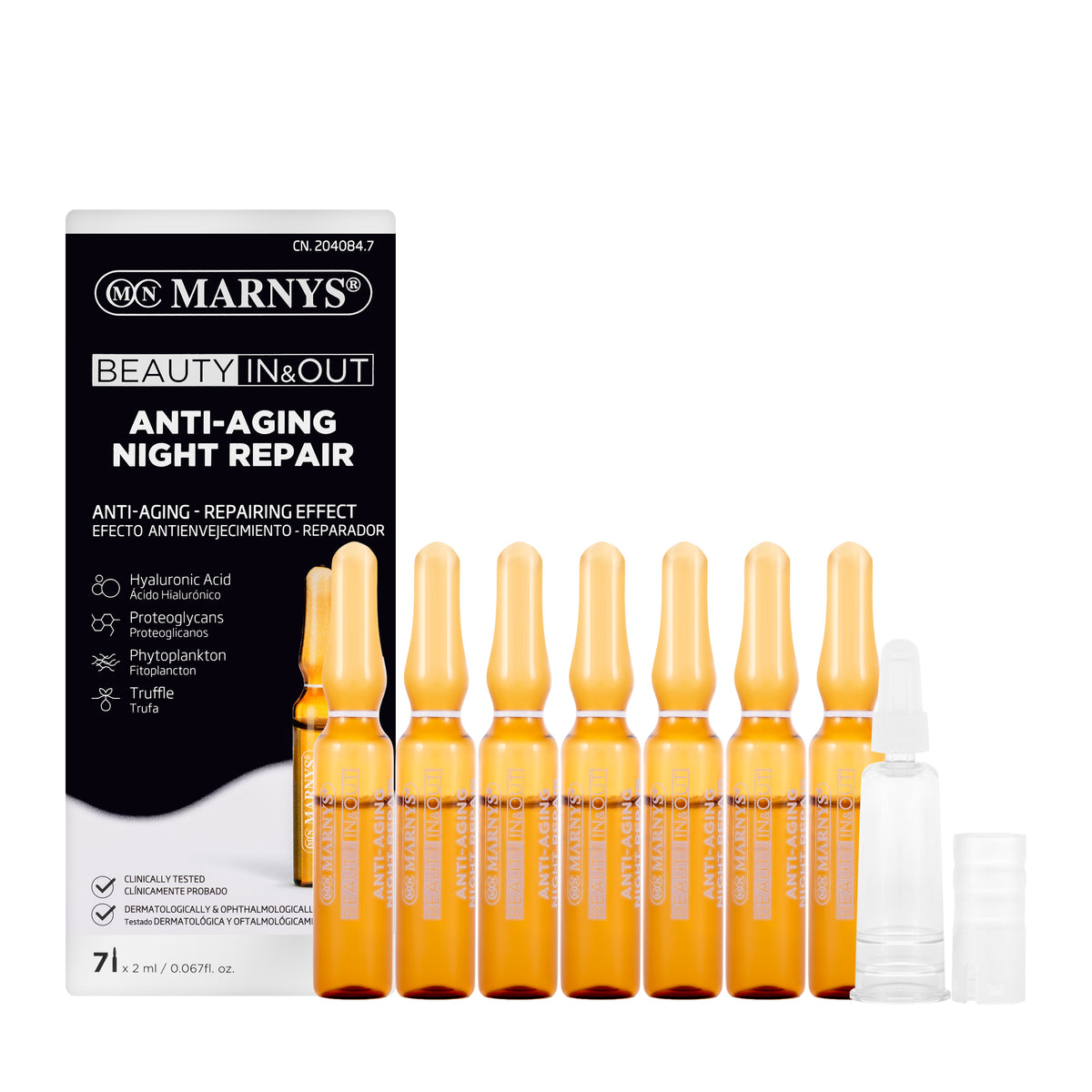 Marnys Beauty In and Out Anti Aging Night Ampule 7X2Ml