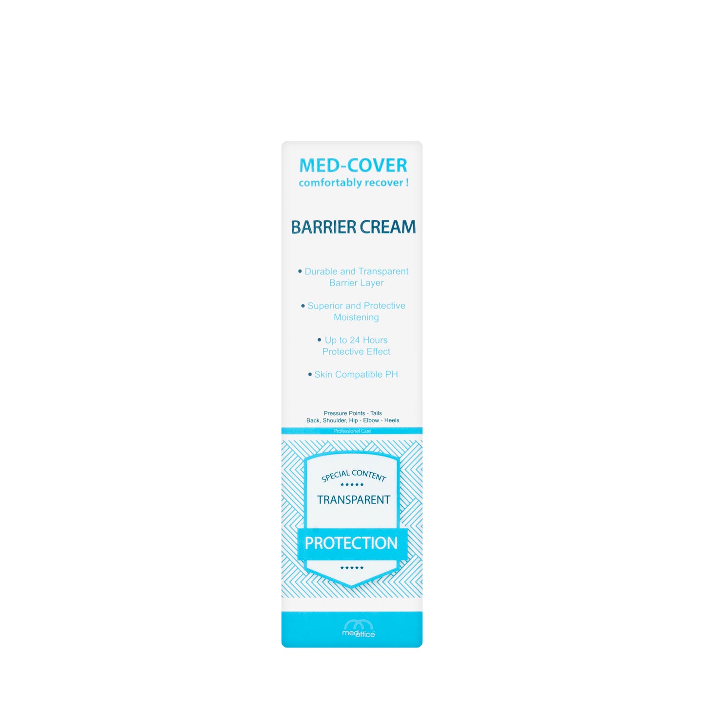 Med-Cover Barrier Cream Transparent Protect 120 Gm