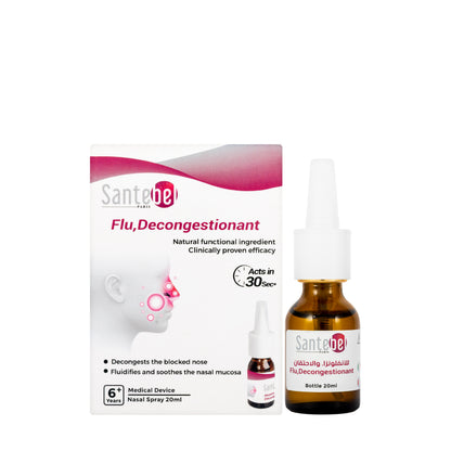 Santebel Flu Decongestionant Nasal Spray 20Ml