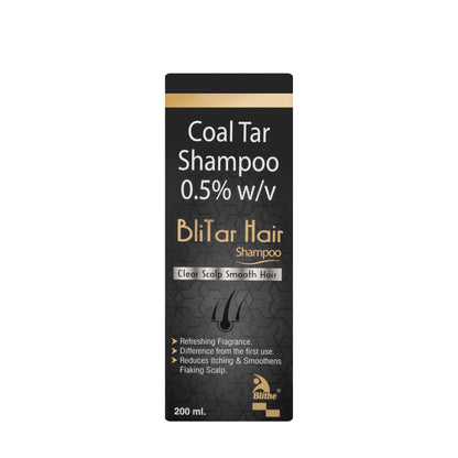 BliTar Hair Shampoo (Coal Tar 0.5%) 200 Ml