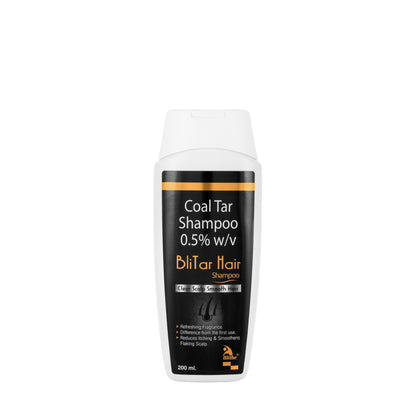 BliTar Hair Shampoo (Coal Tar 0.5%) 200 Ml