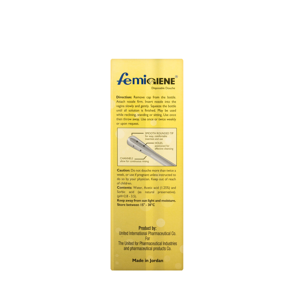 Femigiene Vinegar Vaginal Douche 150Ml 2 pieces