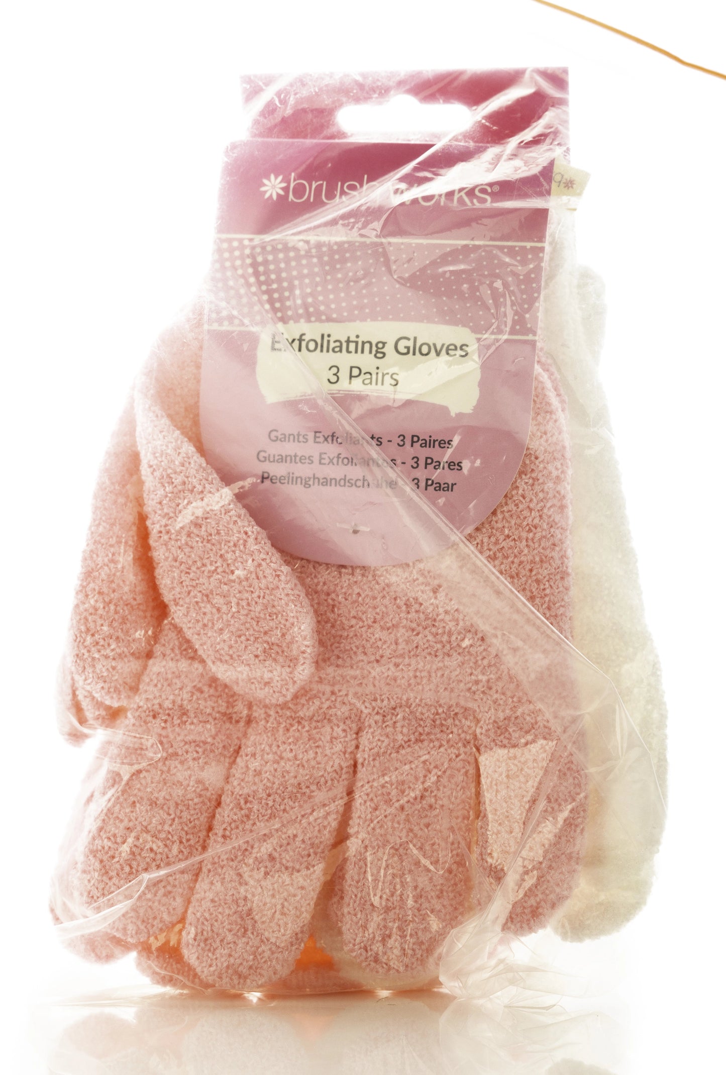 Brushworks Exfoliating Gloves 3 Pairs