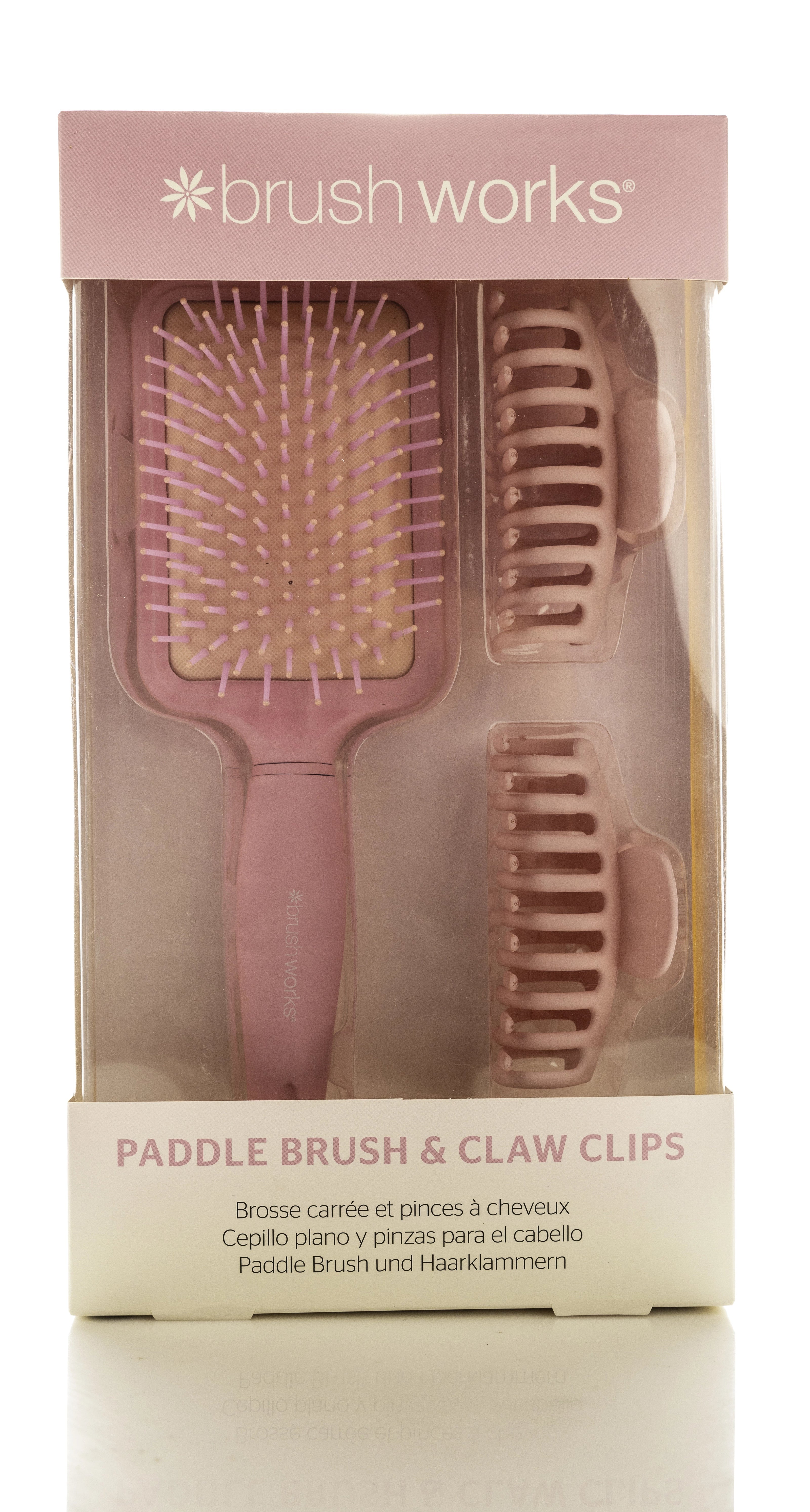 Brushworks Paddle Brush & Claw Clips