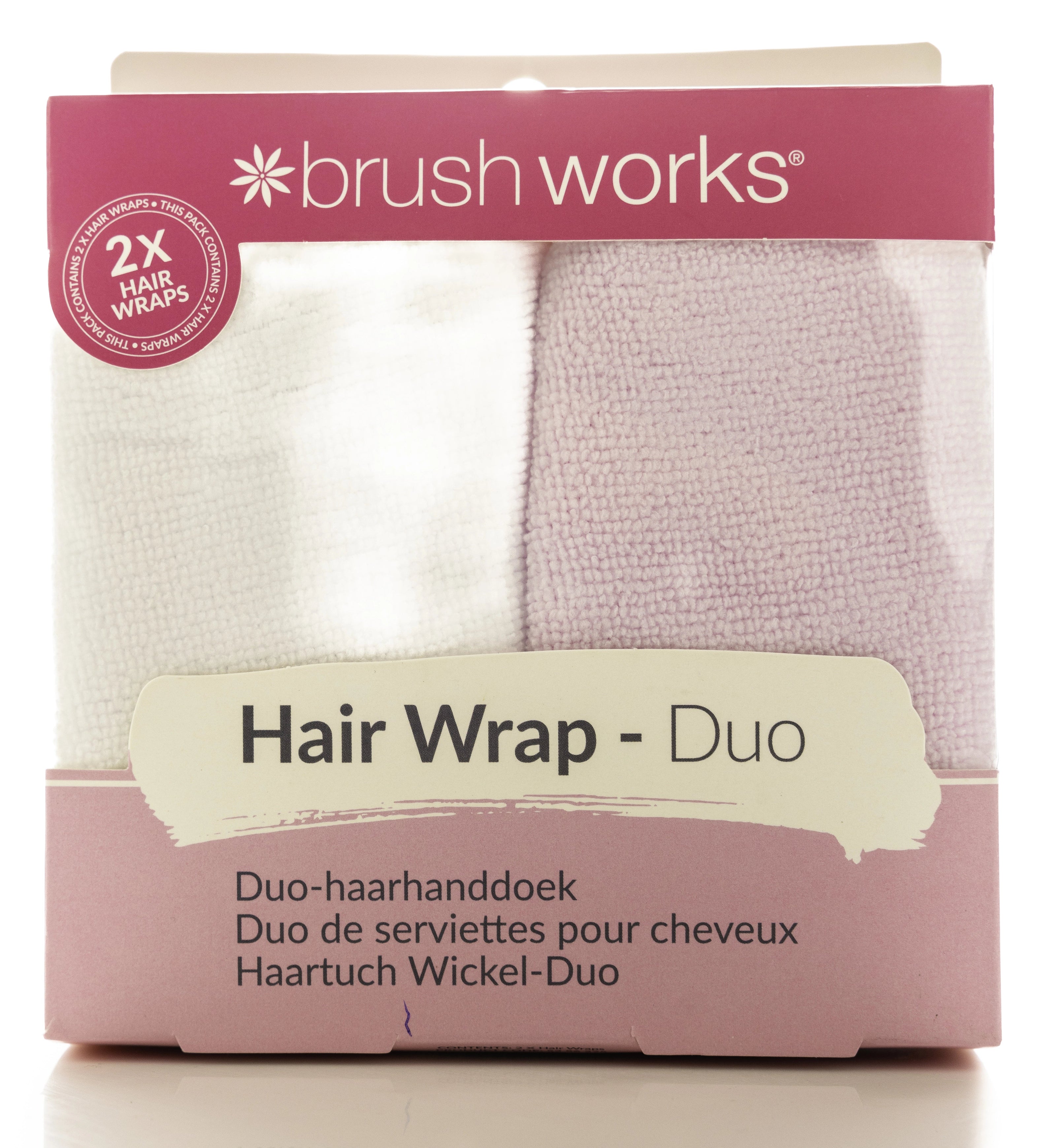 Brushworks Hair Towel Wrap Duo