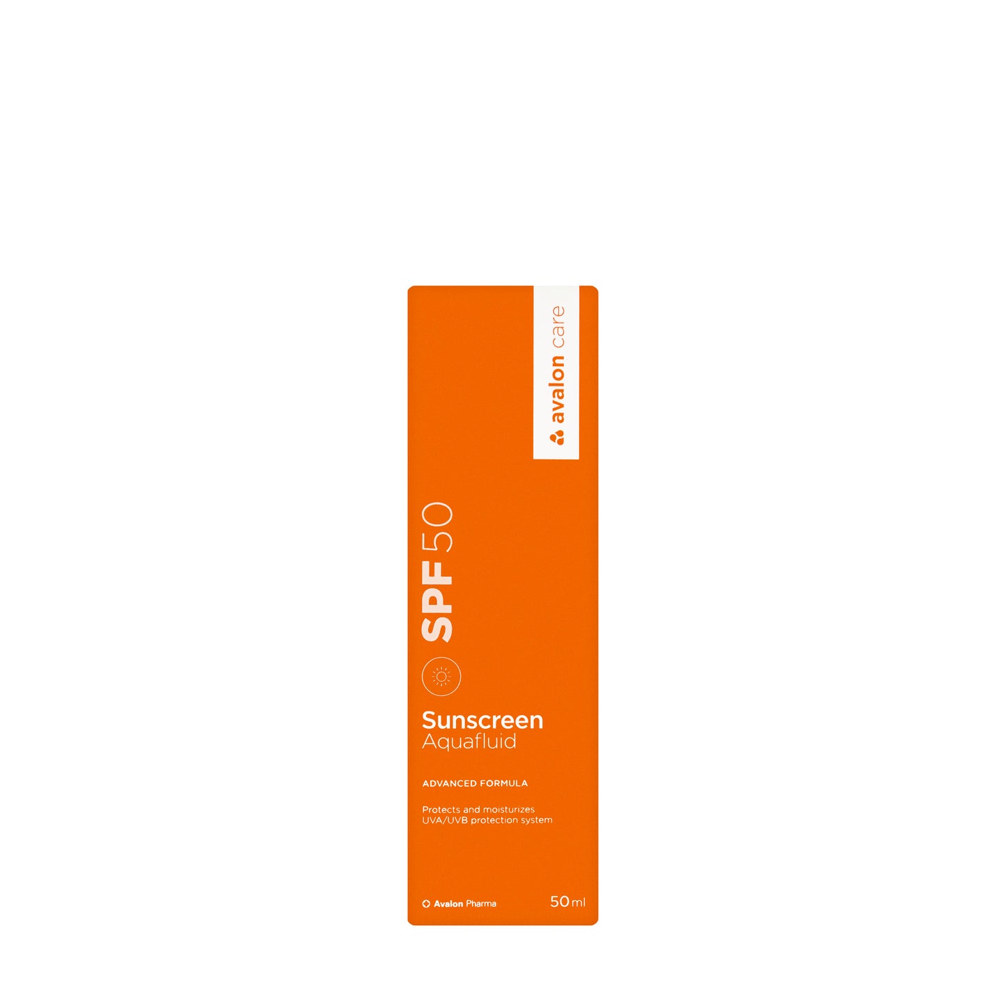 Avalon care Sunscren Spf50 Aqua Fluid 50 Ml
