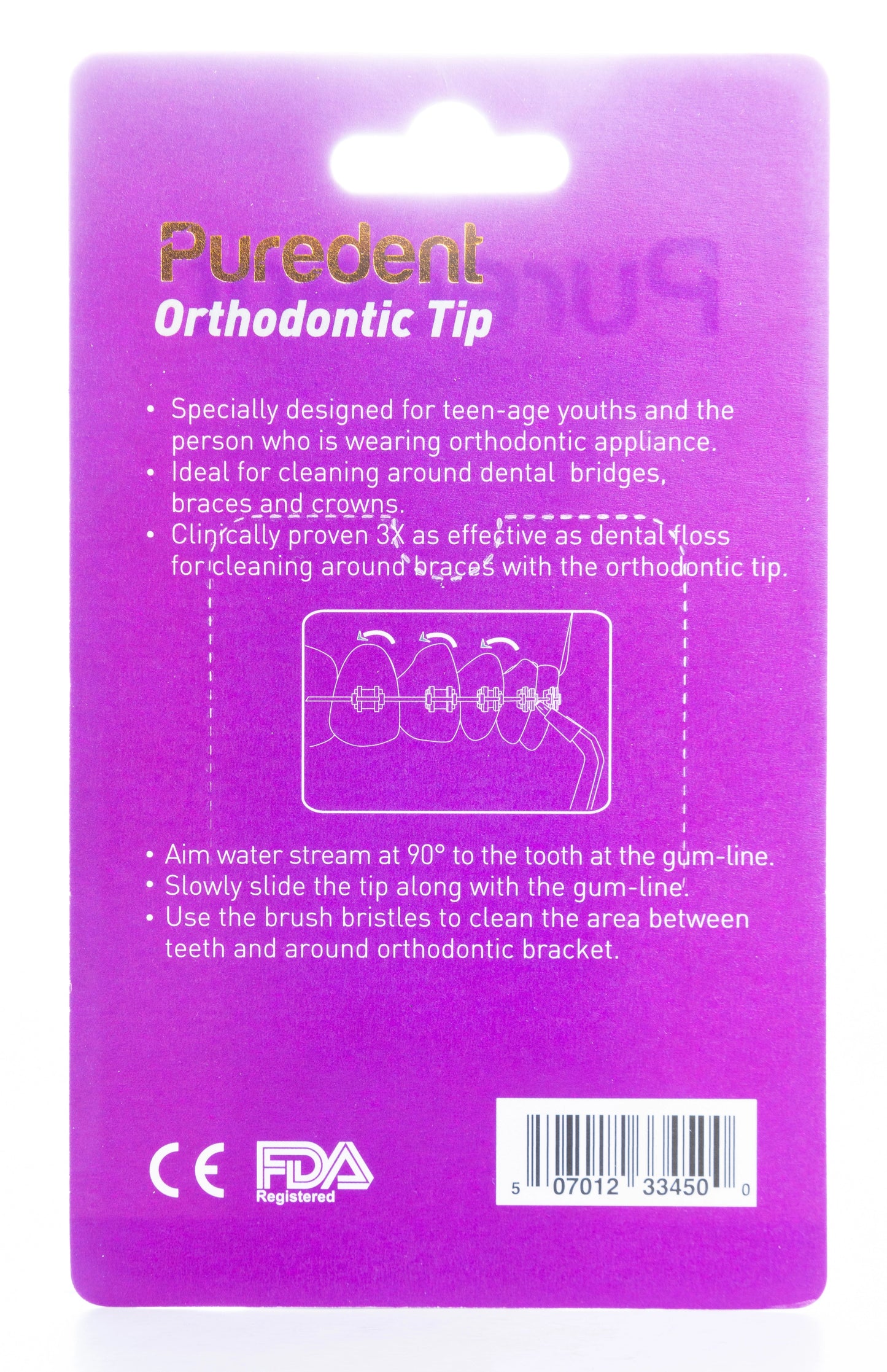 Puredent Orthodontic Tip 2 Nozzel Pieces