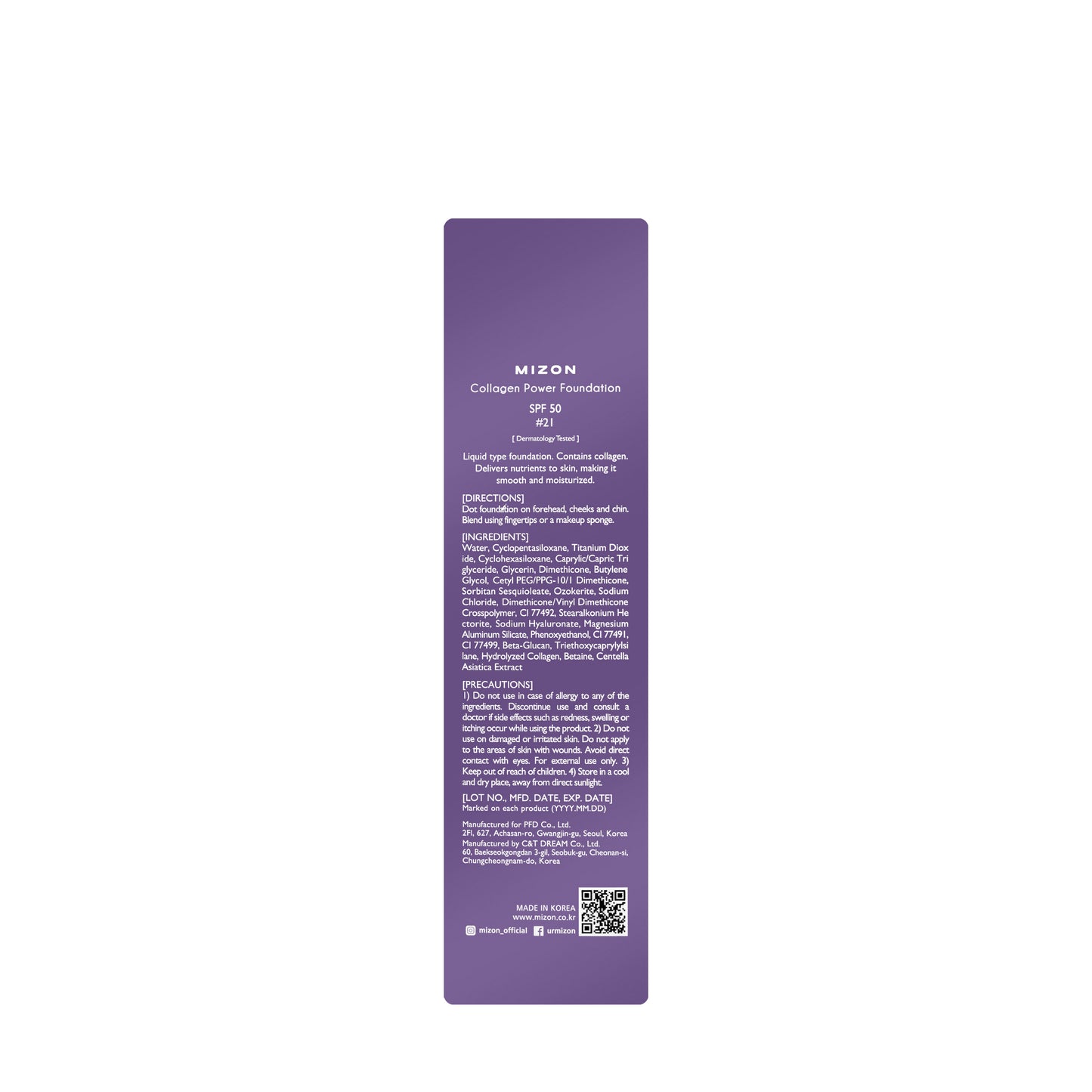 Mizon Collagen Power Foundation [21] 100 Gm