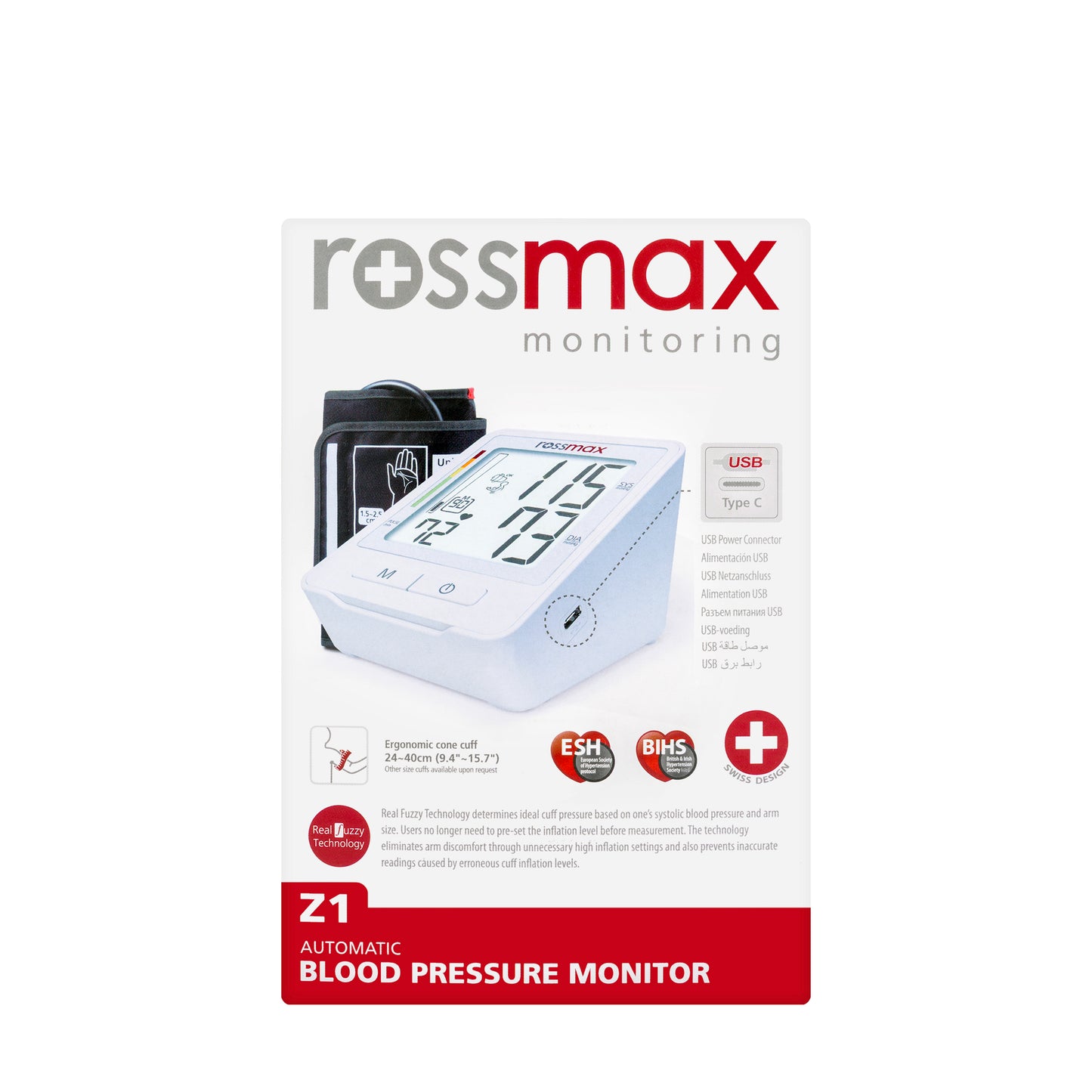 Rossmax Autonatic Blood pressure Monitor upper Arm [Z1]