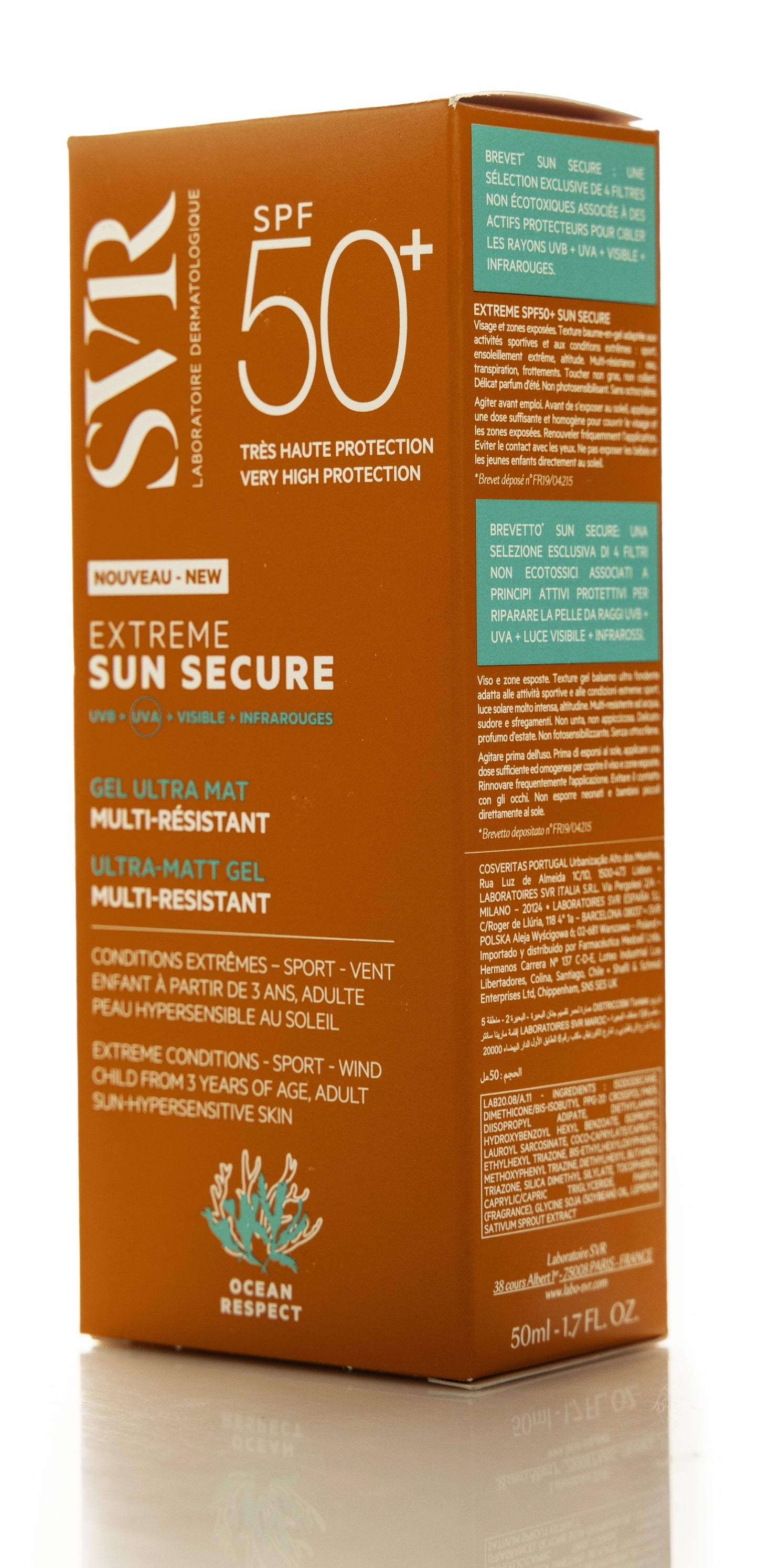 SVR Sun Secure Extreme SPF 50+ Ultra Matt Gel 50 ml
