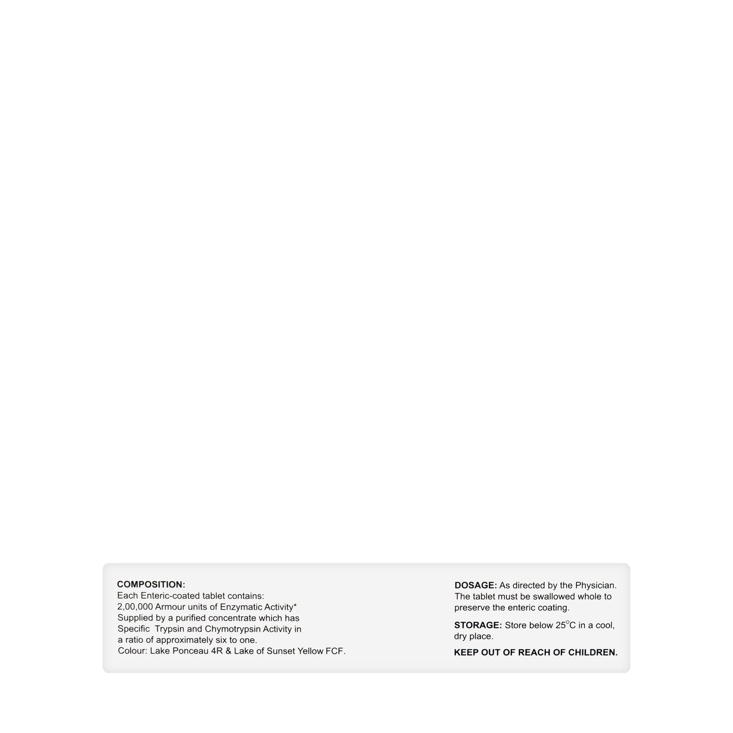 Chymfast 200 gm 40 Tablets