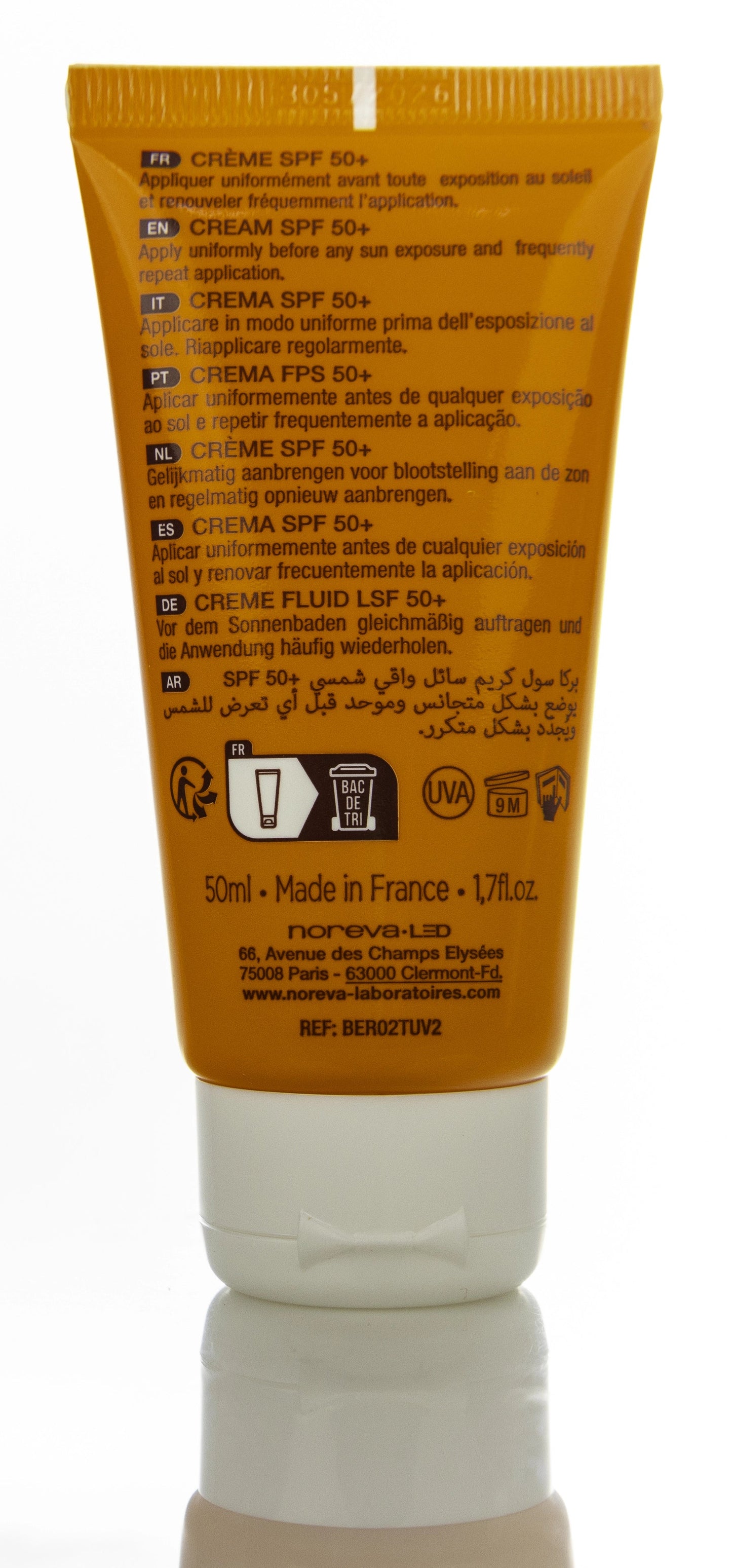 Noreva Bergasol Expert Spf 50+ Fluid Cream 50 Ml