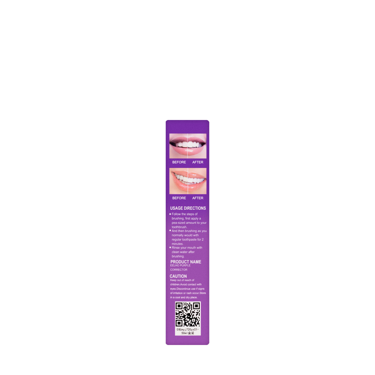Eelhoe Purple Corrector Toothpaste 50 ml