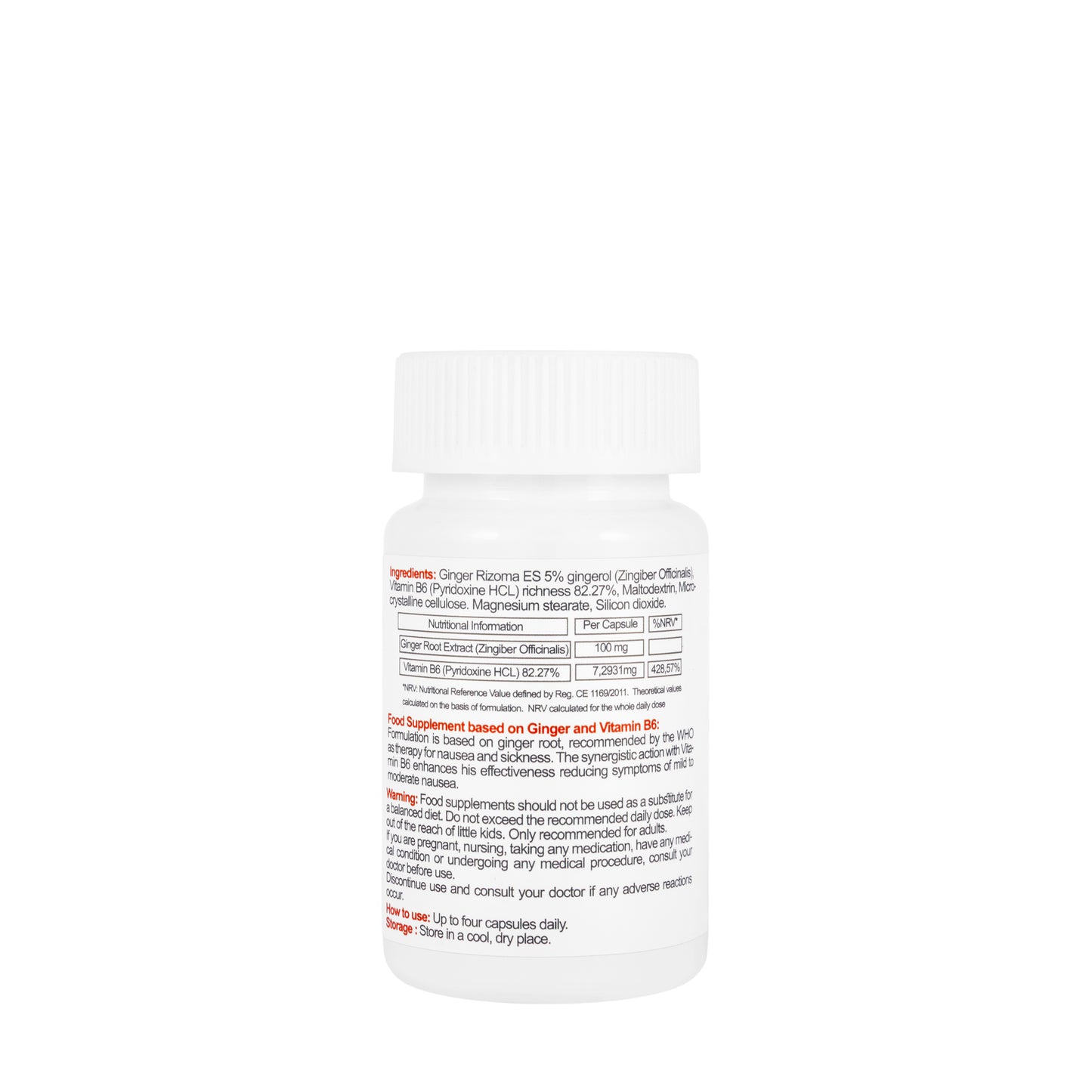 Ginsix Ginger+Vitamin B6  30 Capsule