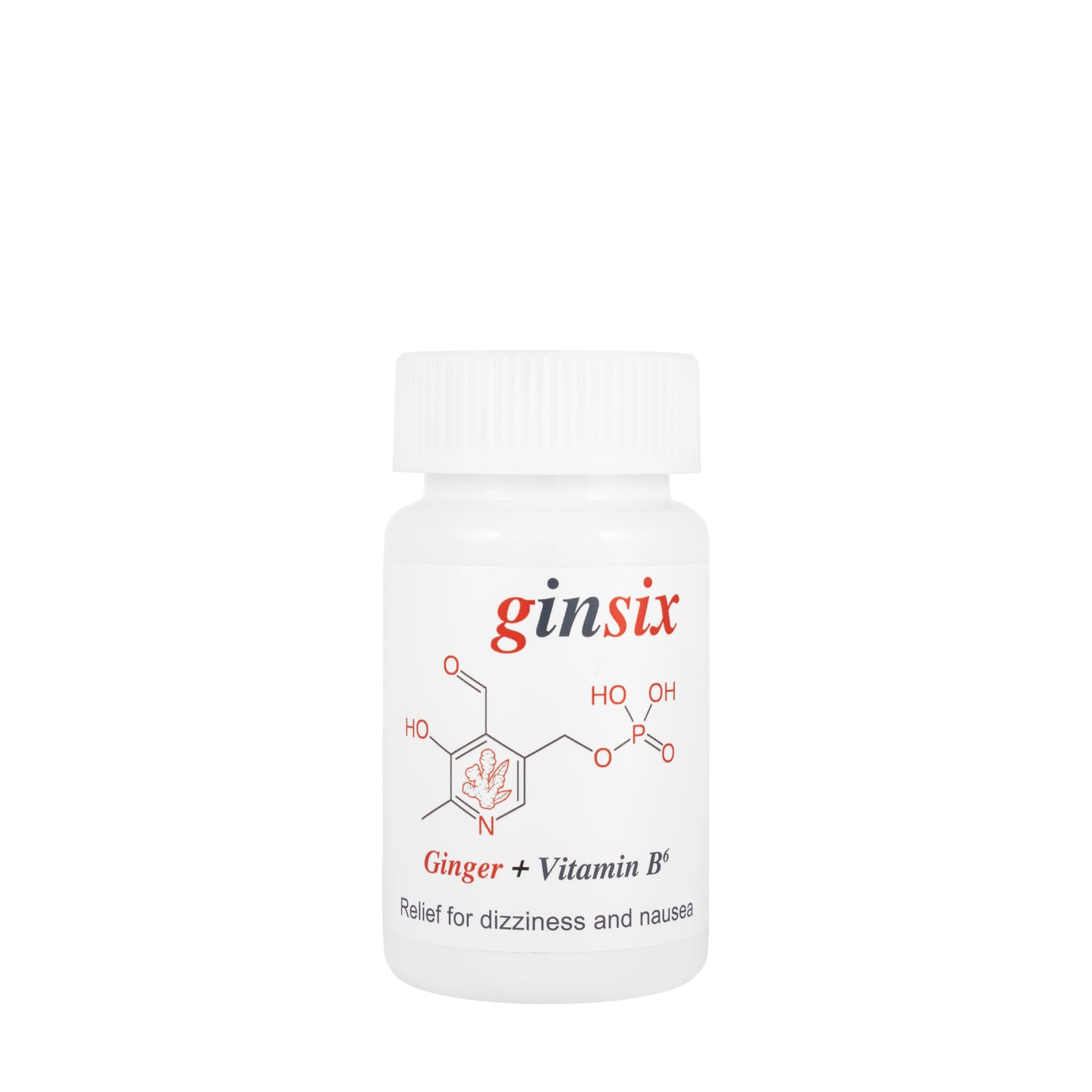Ginsix Ginger+Vitamin B6  30 Capsule