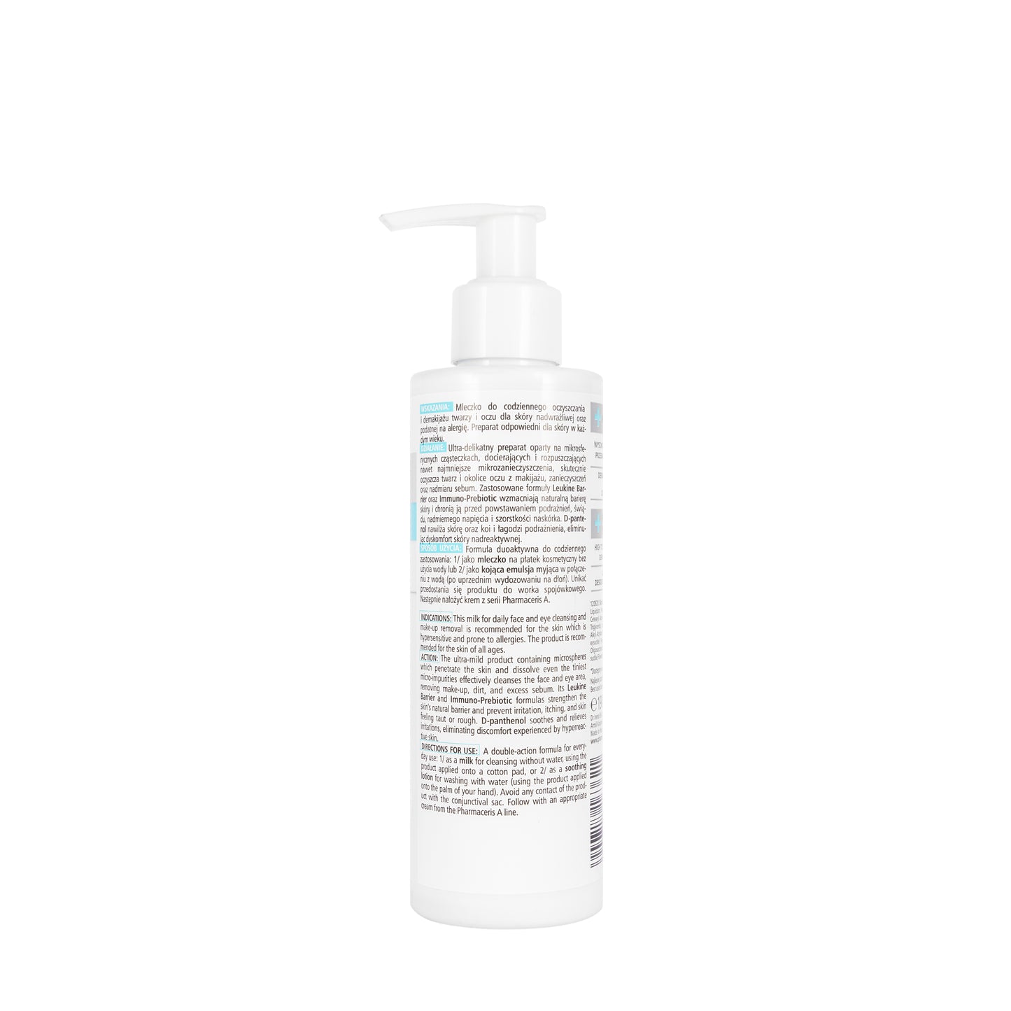 Pharmaceris A Puri-Sensimil Cleansing and Make-up Removing Milk 190 Ml