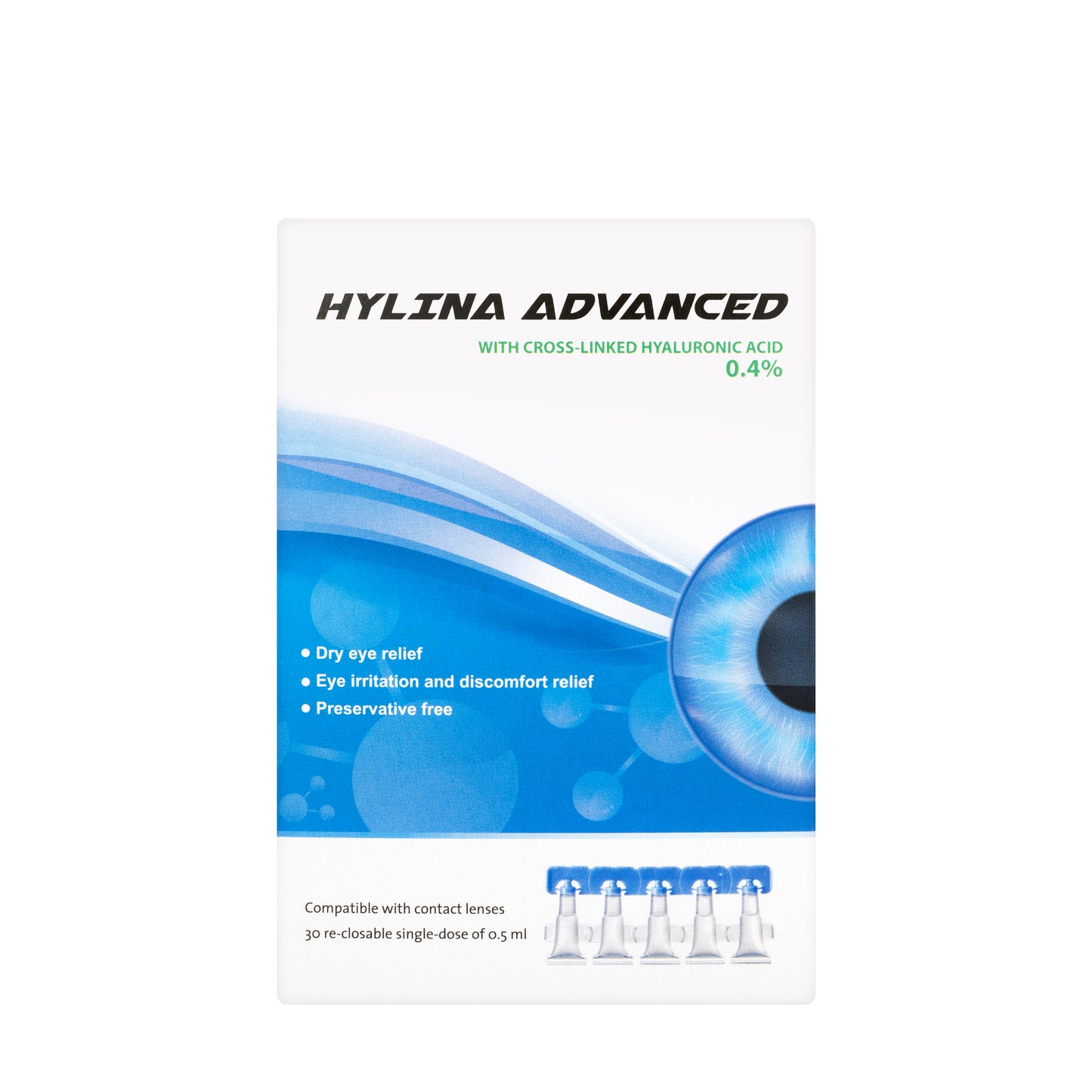 Hylina Advanced Ud Eye Drops 30X0.5Ml