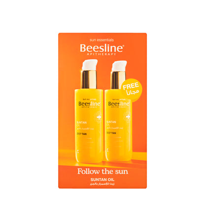 Beesline Sun Tan Oil Deep Tan 200 Ml 1+1 Offer Pack