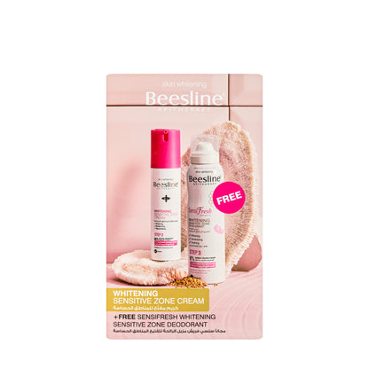 Beesline Whitening Sensitive Zone Cream 50 Ml+ Sensifresh Whitening Sensitive Zone Deodorant 150 Ml Offer Pack