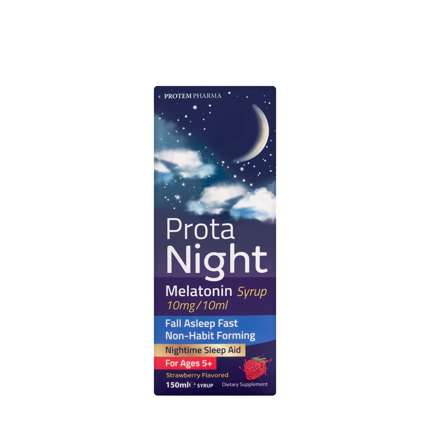 Prota Night Melatonin 10mg/10ml Syrup 150ml