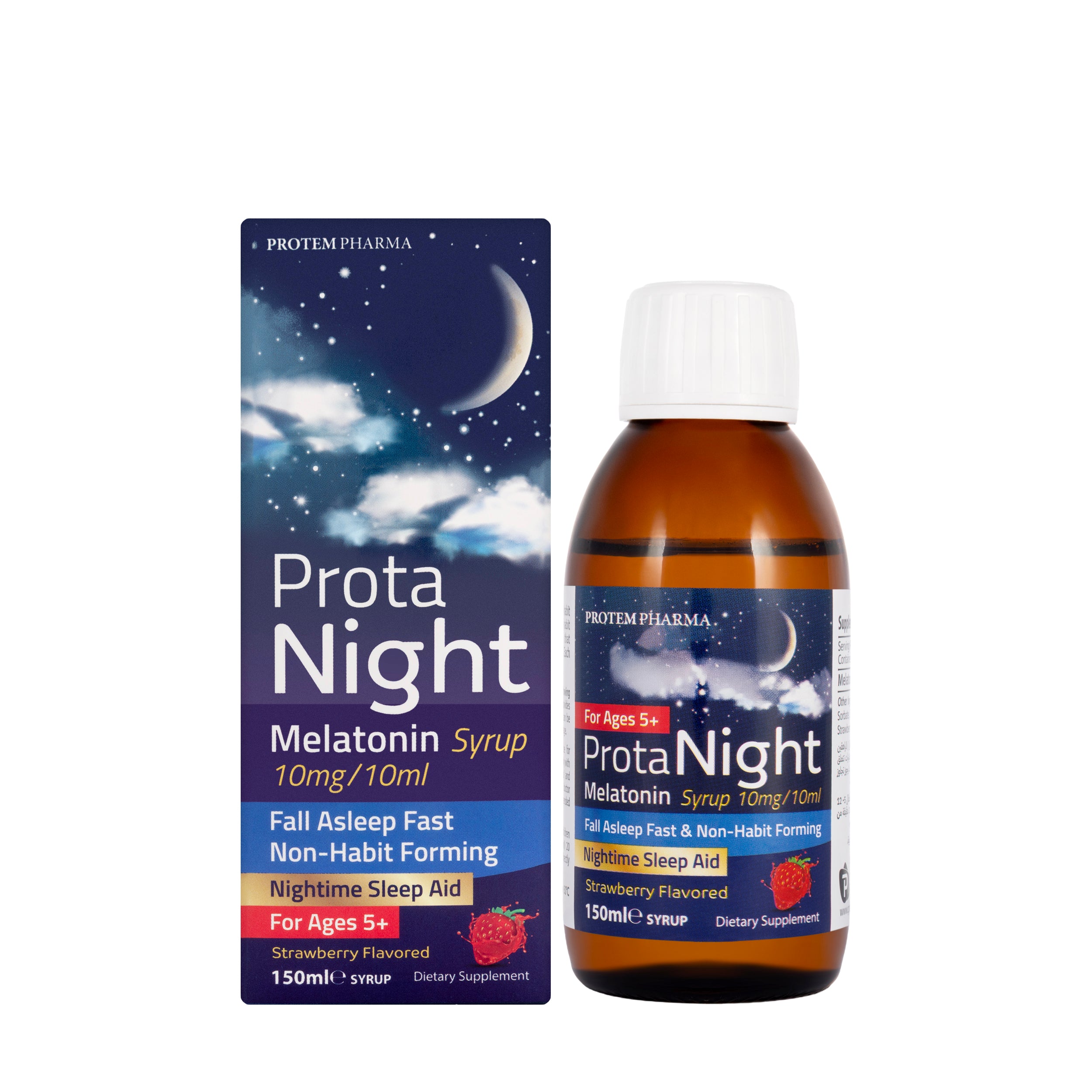 Prota Night Melatonin 10mg/10ml Syrup 150ml