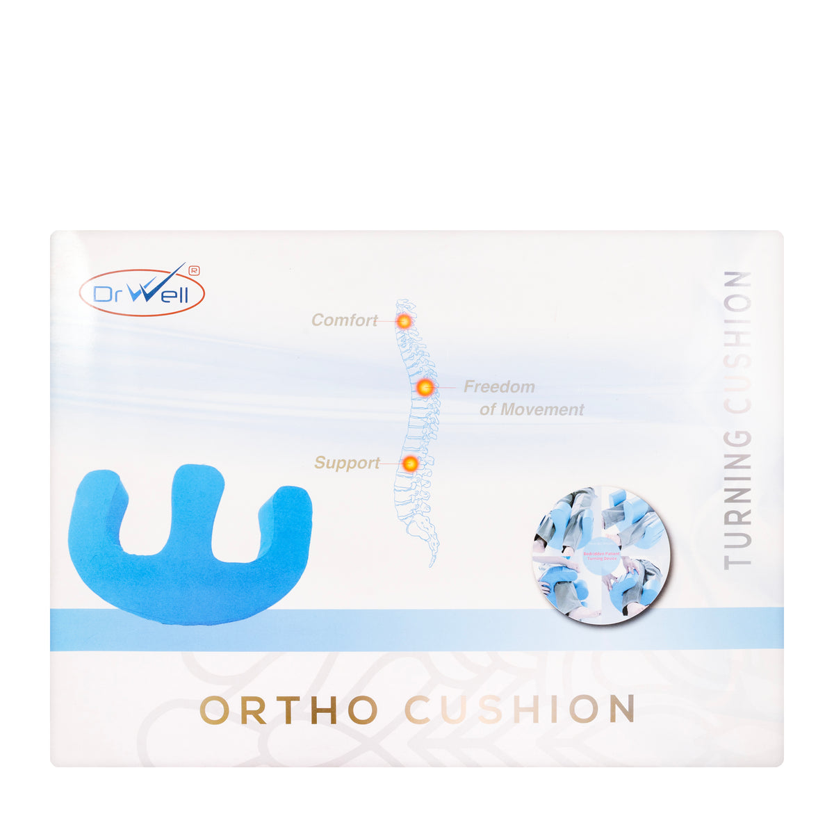 Dr. Well Memory Foam Coccyx Comfort Ortho Cushion