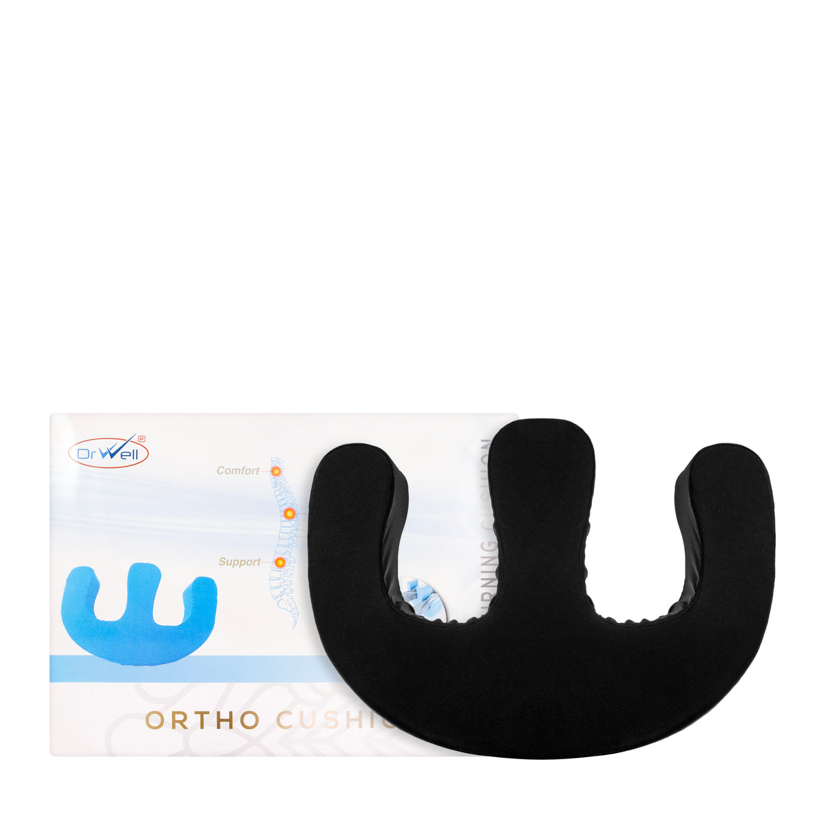 Dr. Well Memory Foam Coccyx Comfort Ortho Cushion
