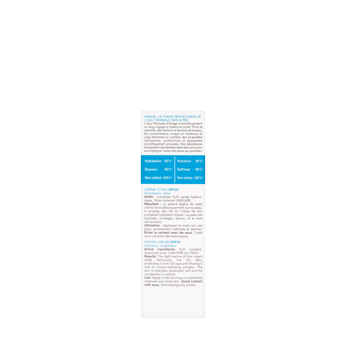 Uriage Eau Thermale Light Water Cream Spf20 40 Ml